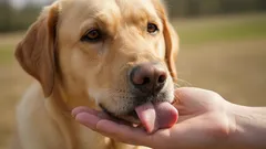 Psí olizování rukou: řeč těla, signál podřízenosti nebo stresu