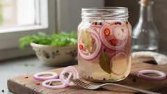 Jak za 3 minuty připravit lahodnou nakládanou červenou cibuli