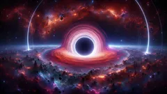 Žijeme v černé díře? Naznačuje to směr rotace vesmíru